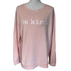 BE KIND long sleeved pink size XL pink sweatshirt